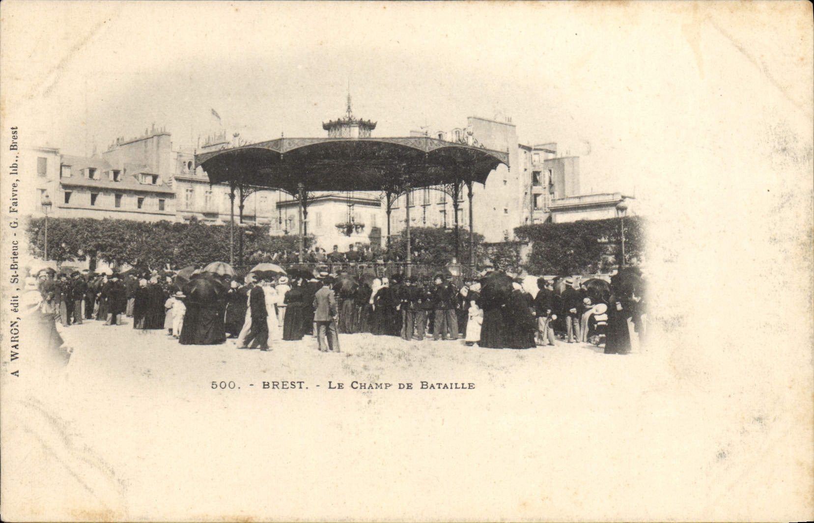 CPA Brest le Champ de Bataille 