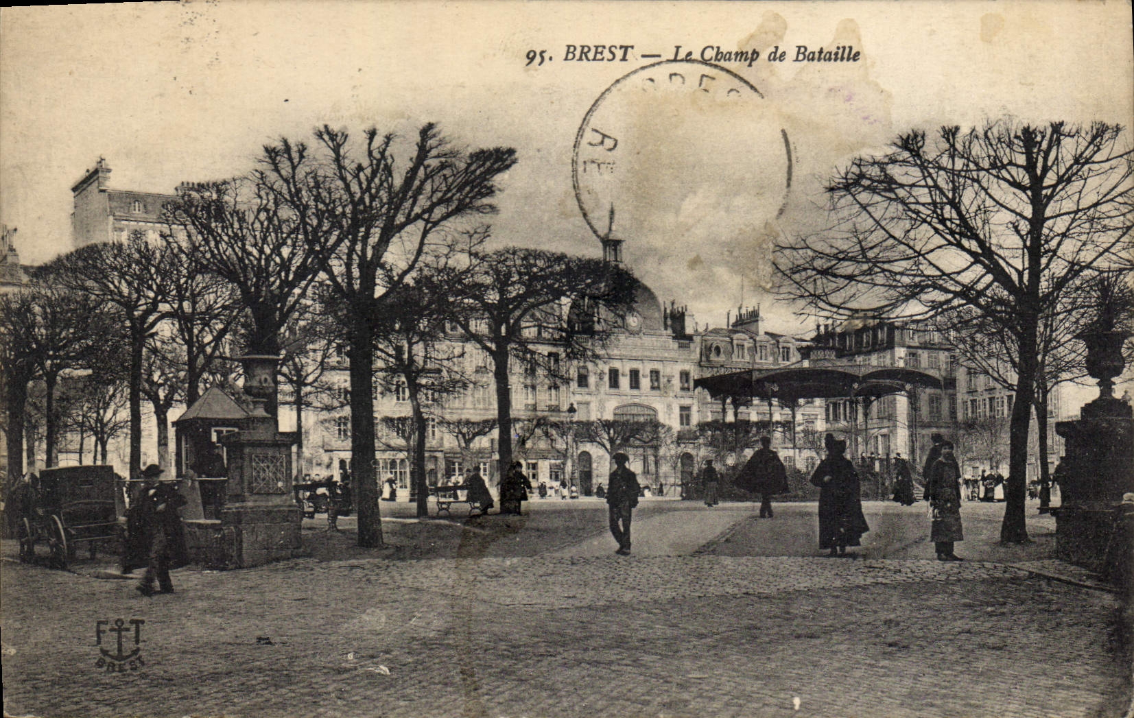 CPA Brest le Champ de Bataille 