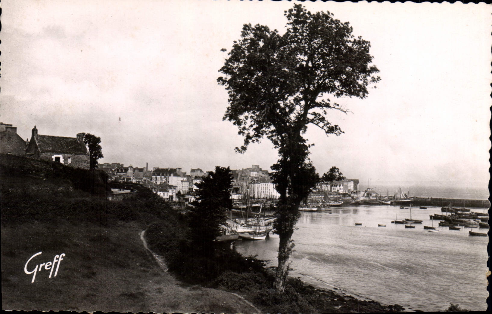 CPA En Bretagne Douarnenez Finistere la Cote des Plomarch 