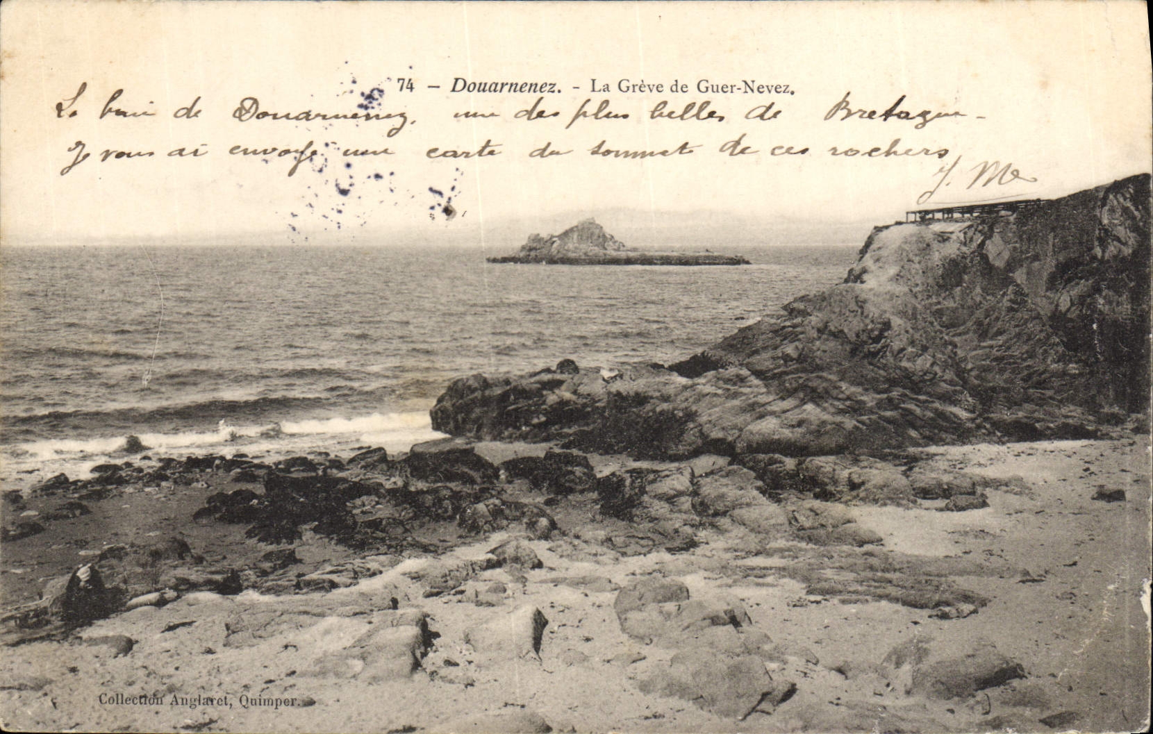 CPA Douarnenez la Greve de Guer Nevez