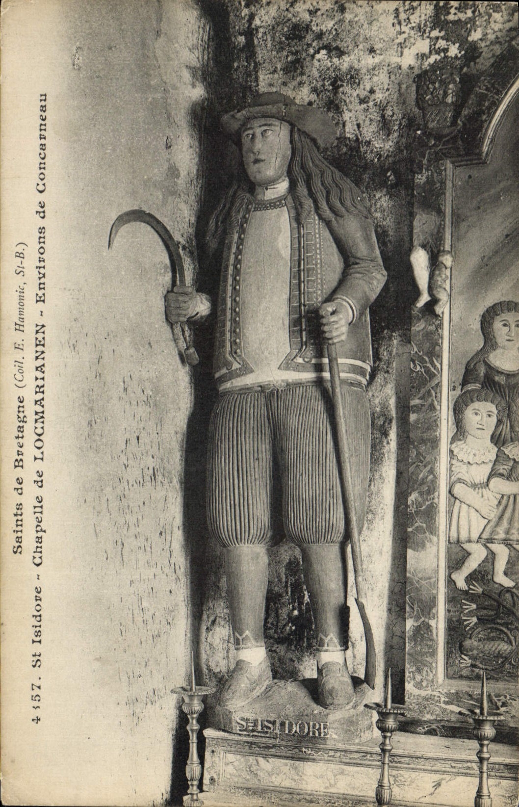 CPA Saints de Bretagne St Isidore chapelle de Locmarianen environs de Concarneau