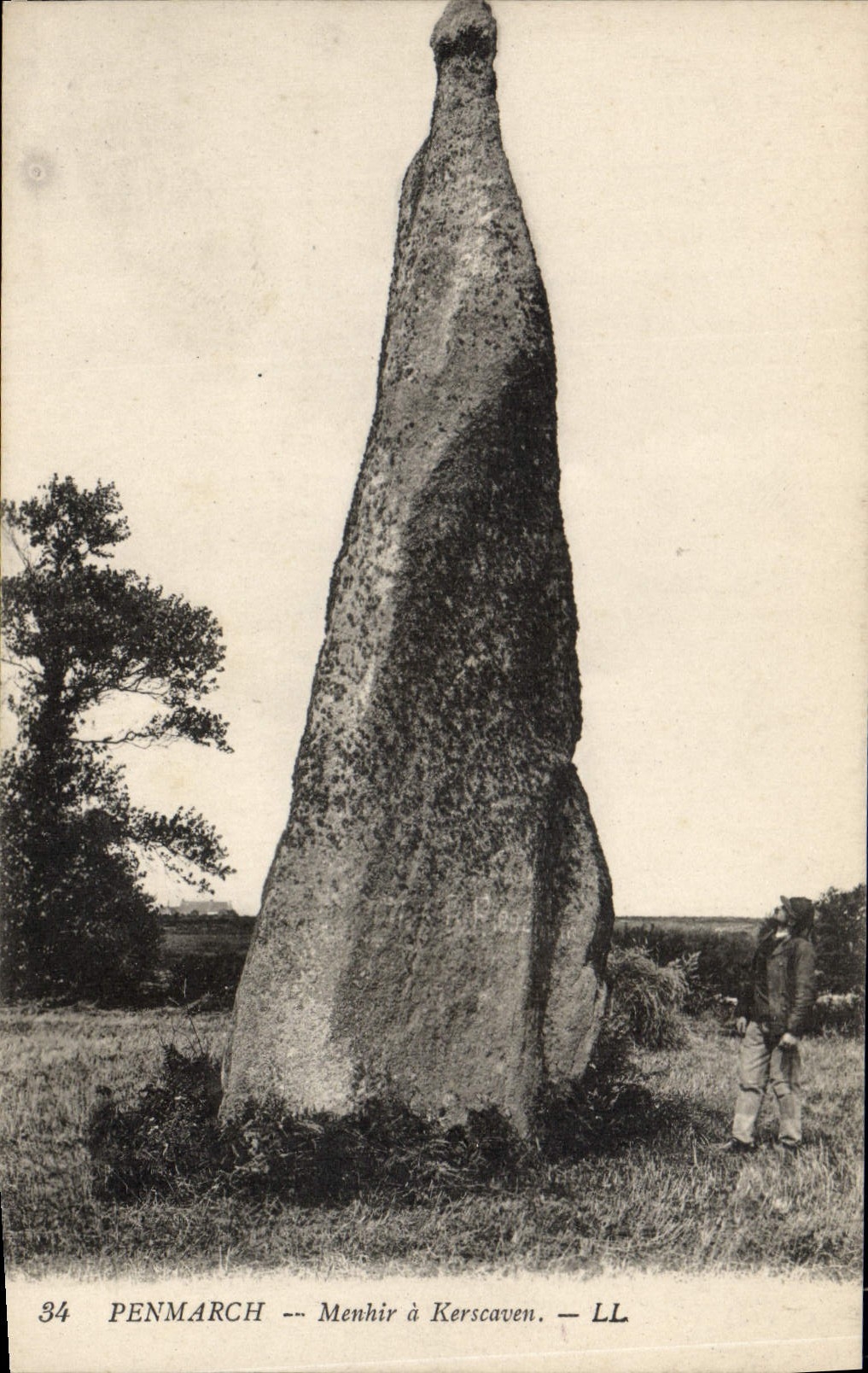 CPA Penmarch Menhir a Kerscaven 