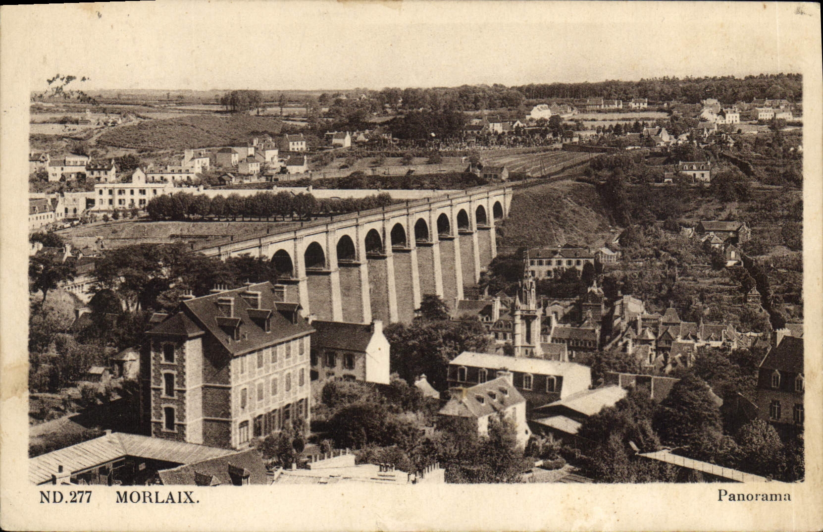 CPA Morlaix panorama 