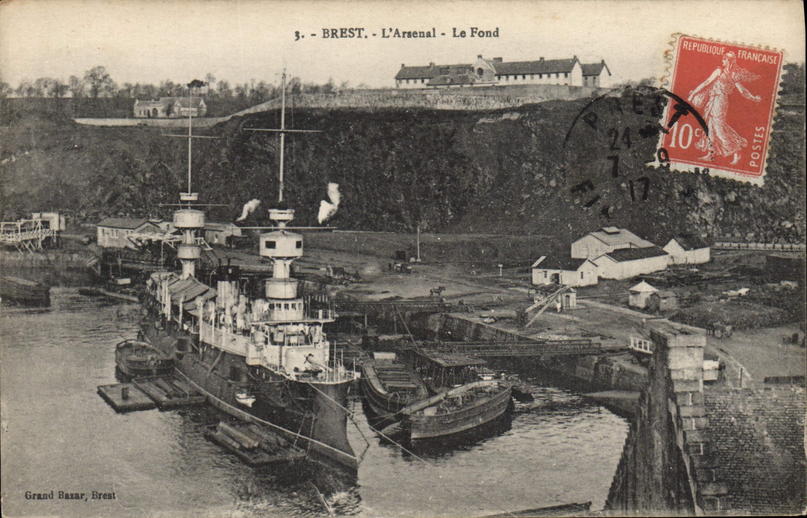 CPA Brest l'Arsenal le Fond 