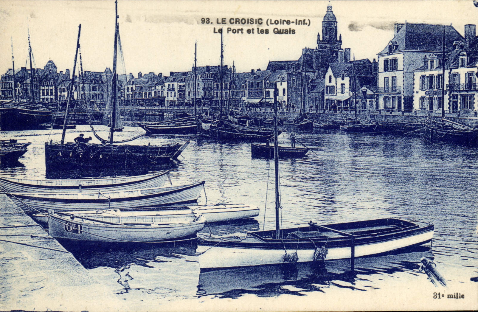 CPA Le Croisic L Inf le Port et les Quais 