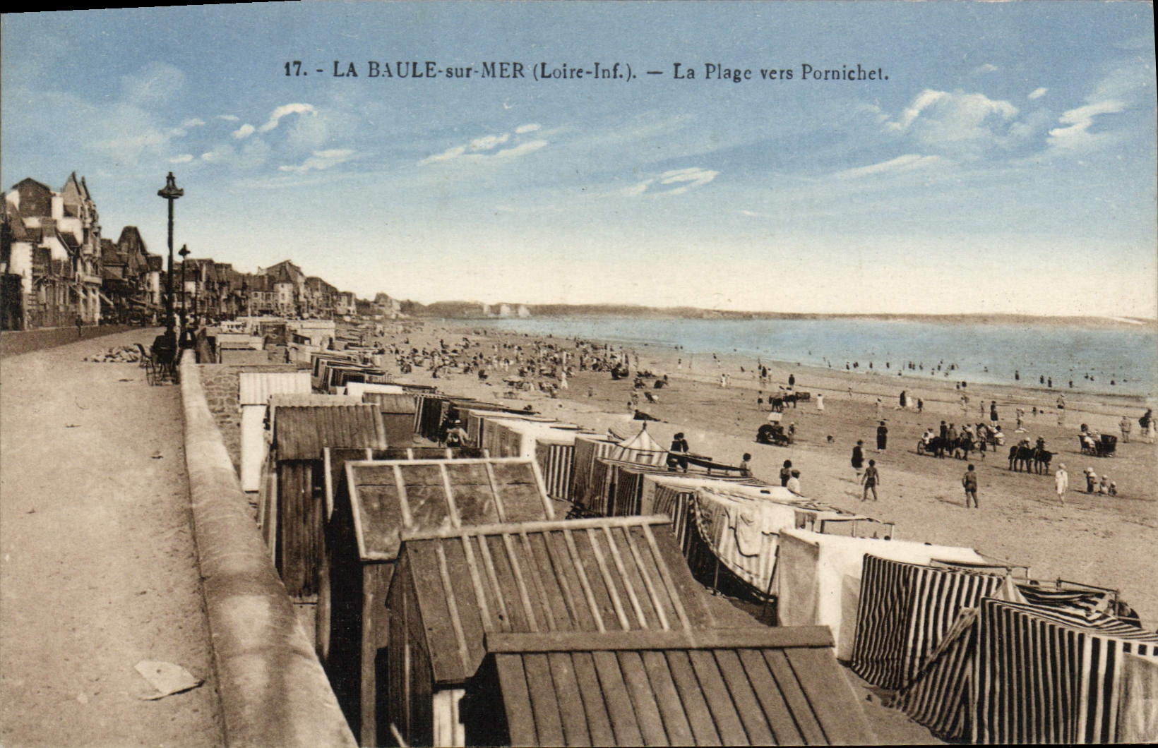CPA La Baule sur Mer L Inf La Plage vers Pornichet 