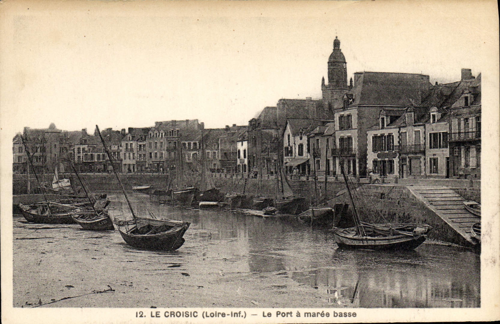 CPA Le Croisic L Inf Le Port à maree basse