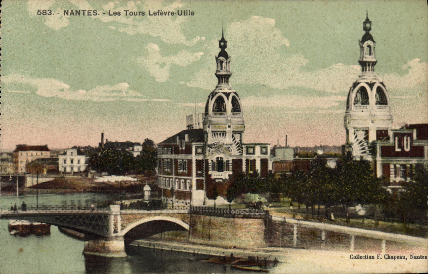 CPA Nantes Les Tours Lefevre Utile 