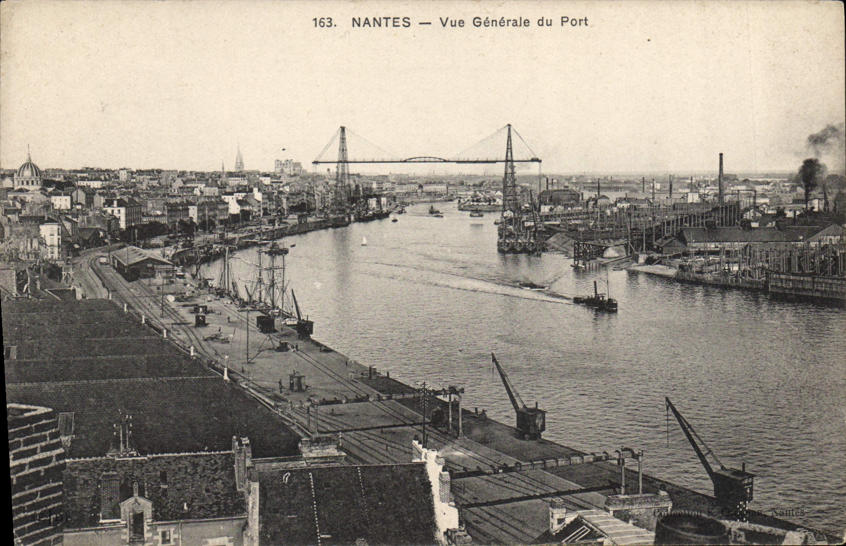 CPA Nantes Vue generale du Port 