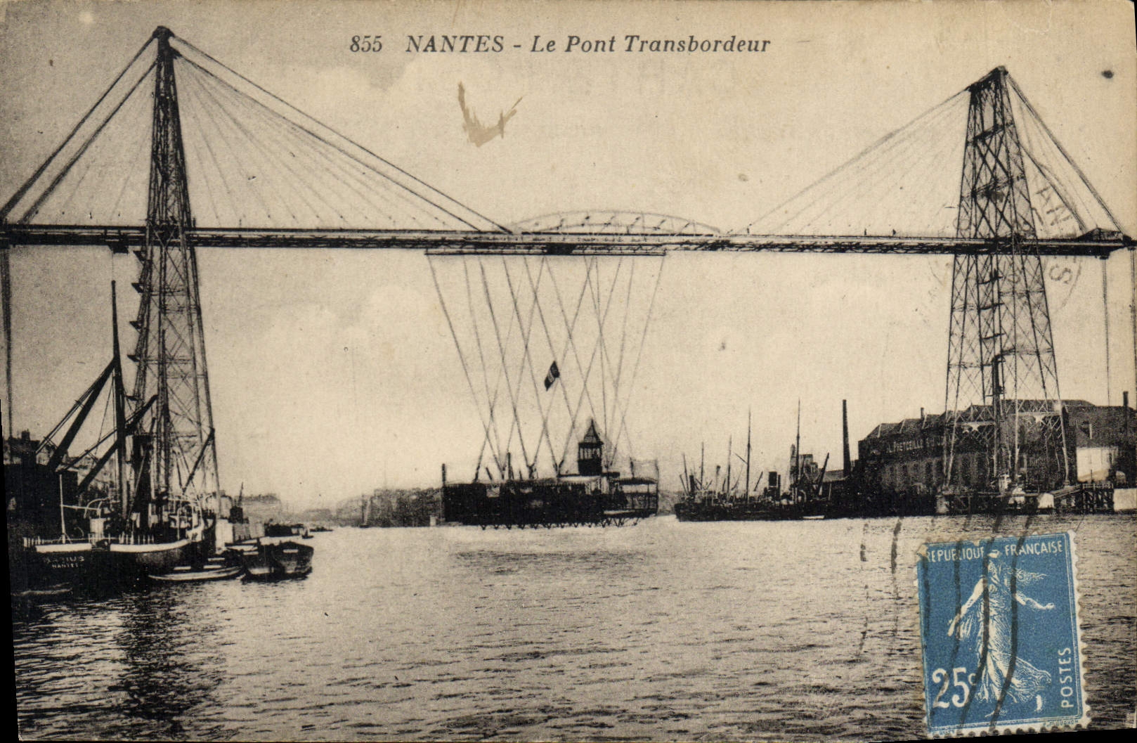 CPA Nantes Le Pont Transbordeur 