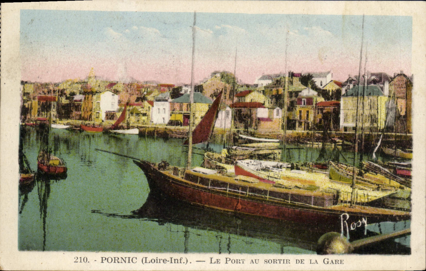 CPA Pornic L Inf Le Port au sortir de la Gare