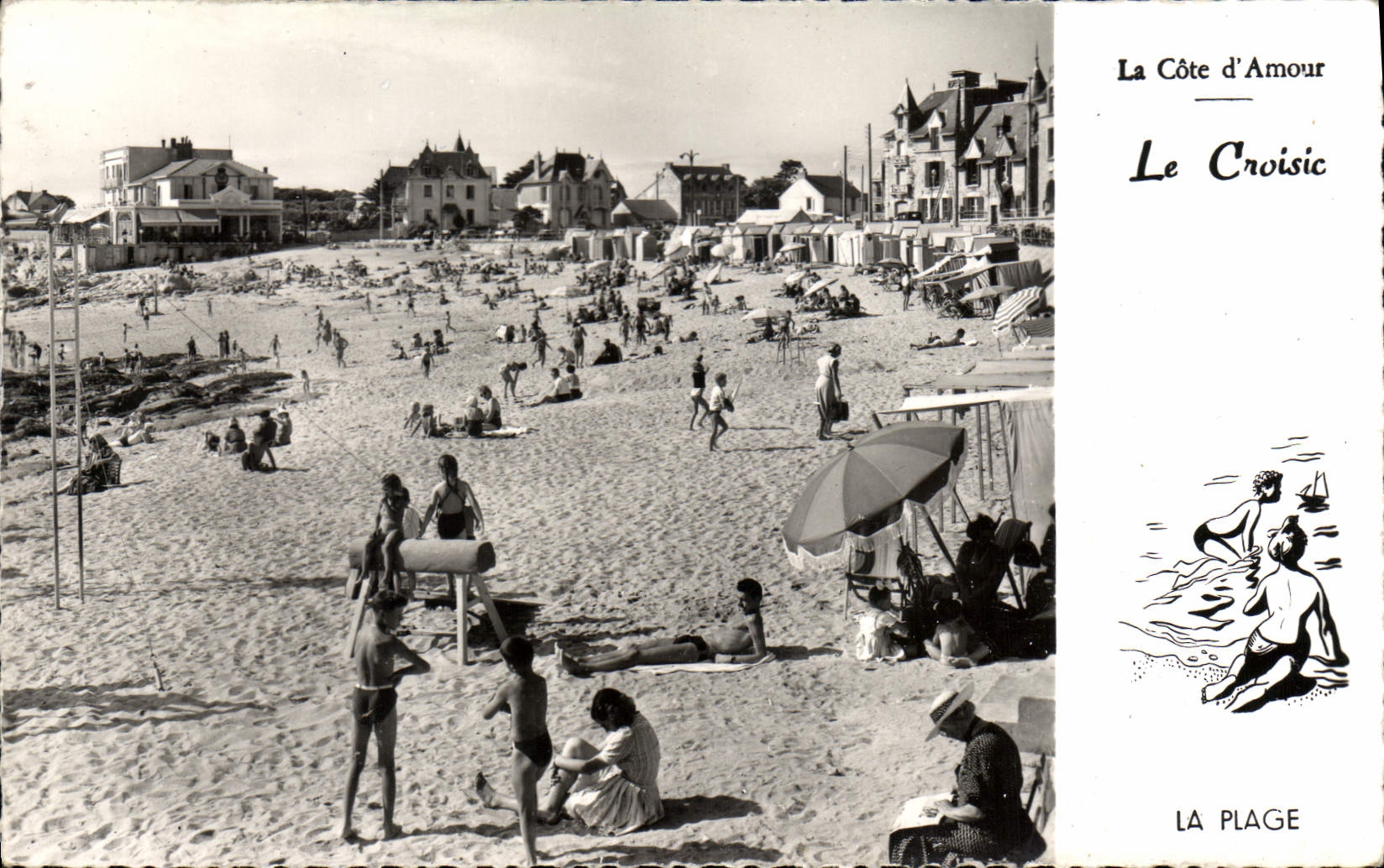 CPA Le Croisic La Plage 