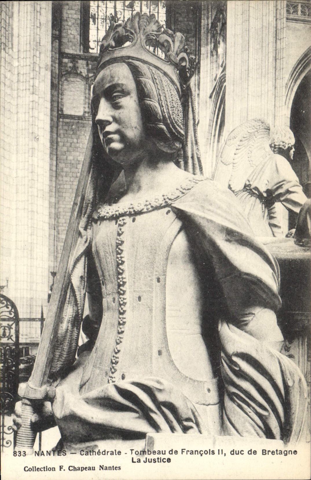 CPA Nantes Cathedrale Tombeau de Francois II duc de Bretagne La Justice
