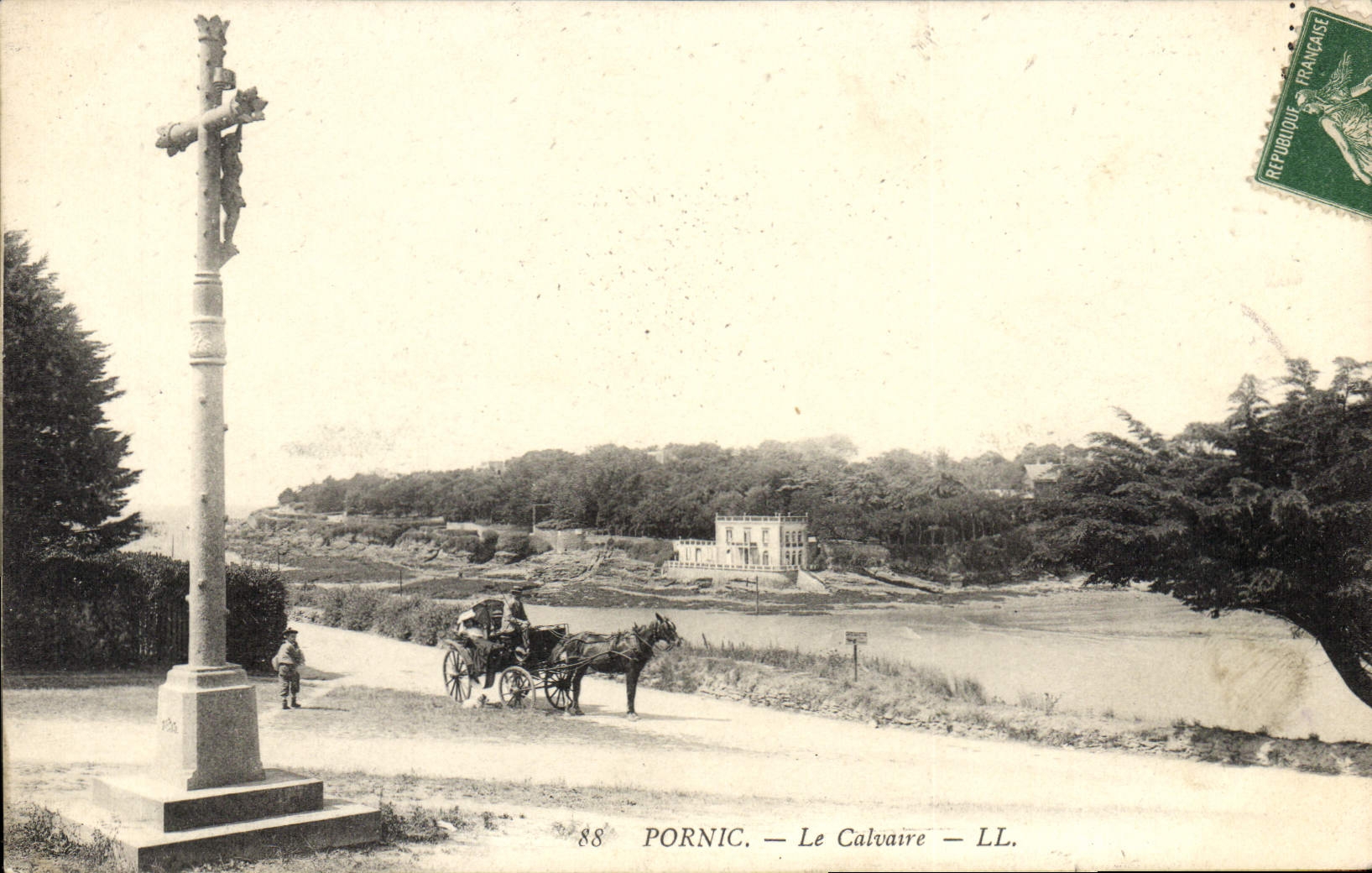 CPA Pornic Le Calvaire 