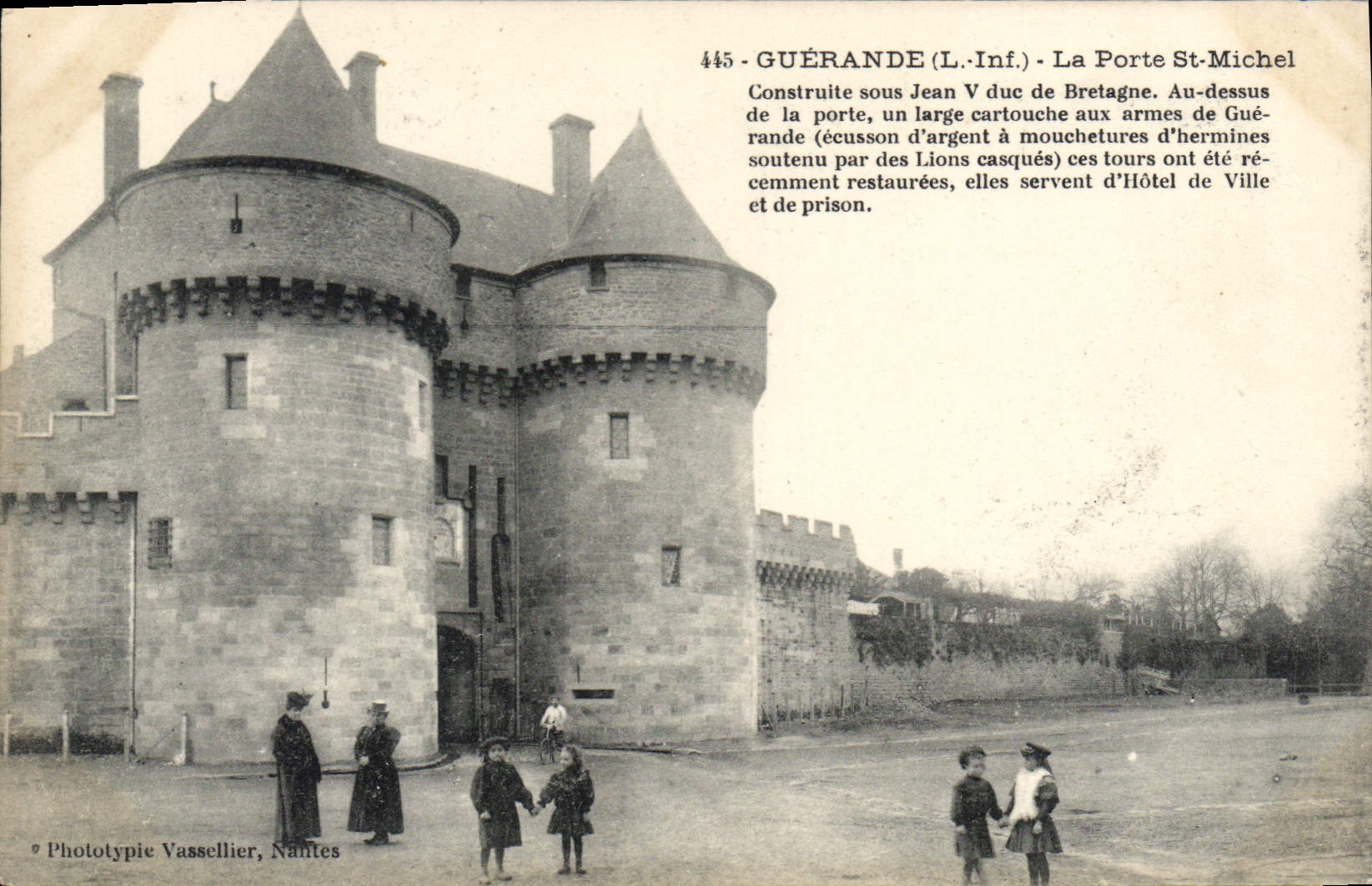 CPA Guerande L Inf La Porte St Michel prison
