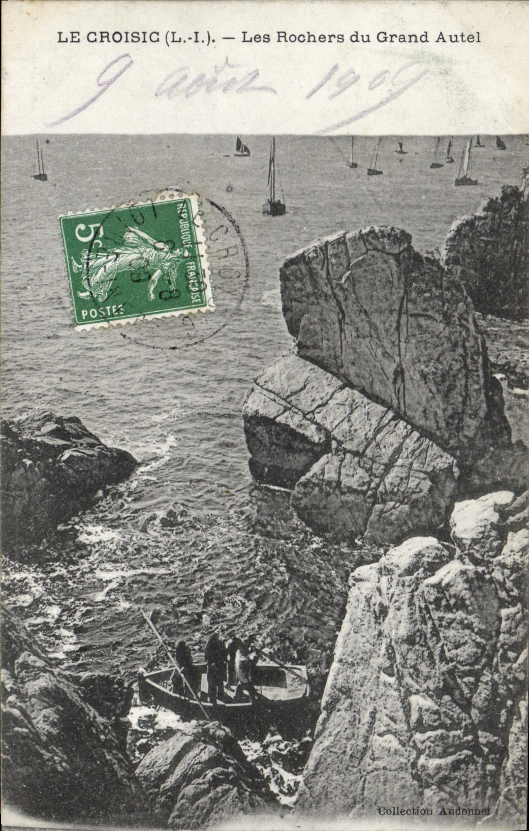 CPA Le Croisic L I Les Roochers du Grand Autel 