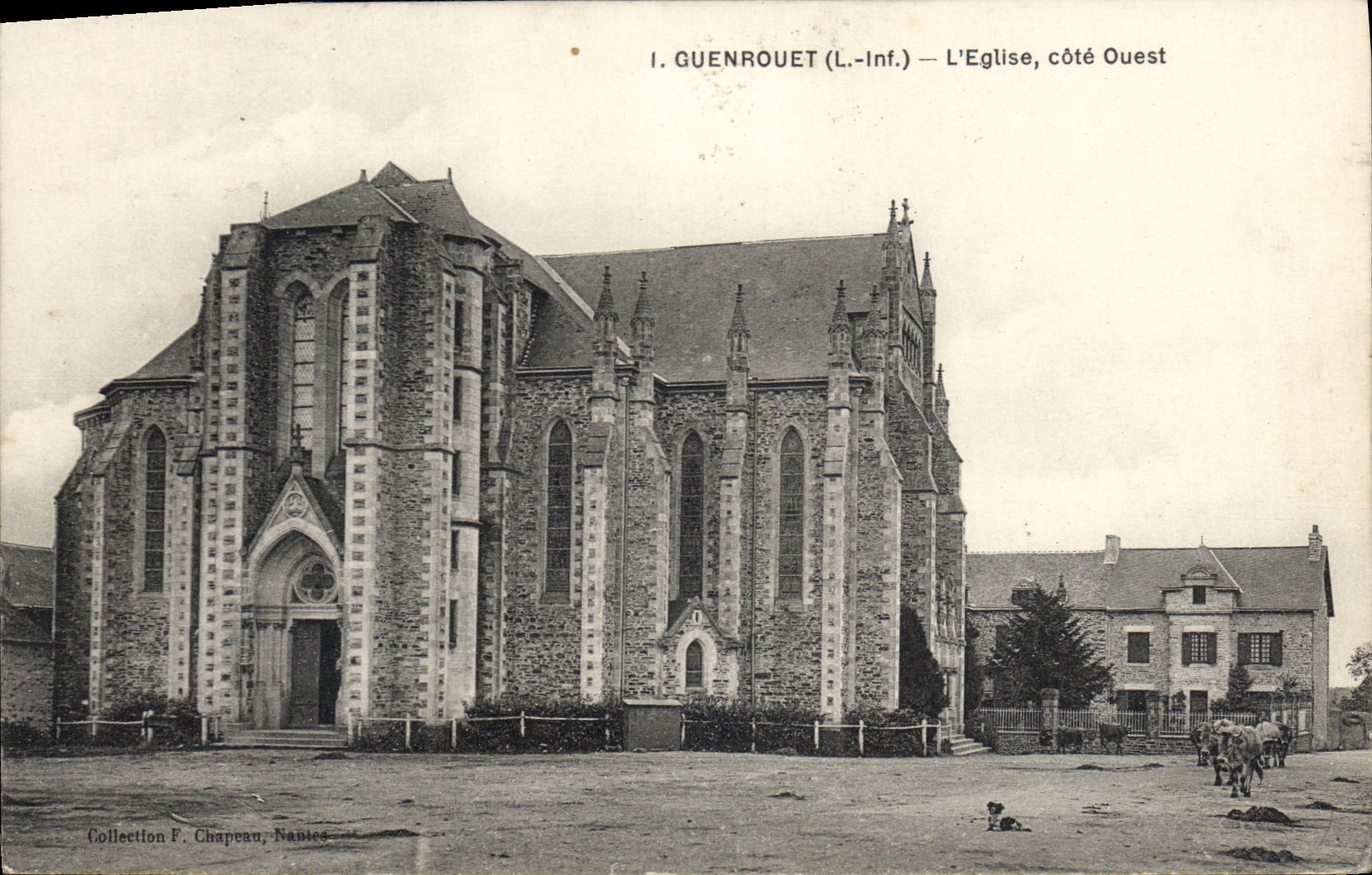CPA Guenrouet L Inf l'Eglise cote Quest 
