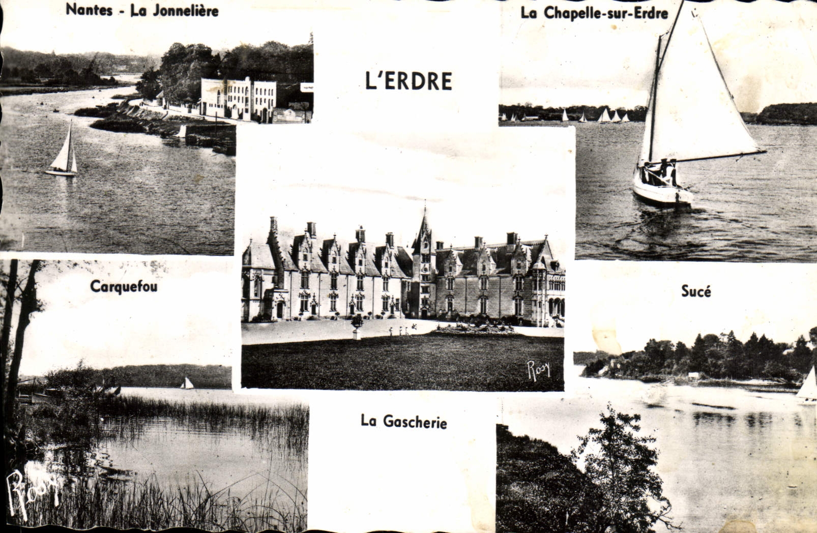 CPA Environs de Nantes La Gascherie La Chapelle sur Erdre Sucé l'Erdre Carquefou Nantes La Jonnelièr