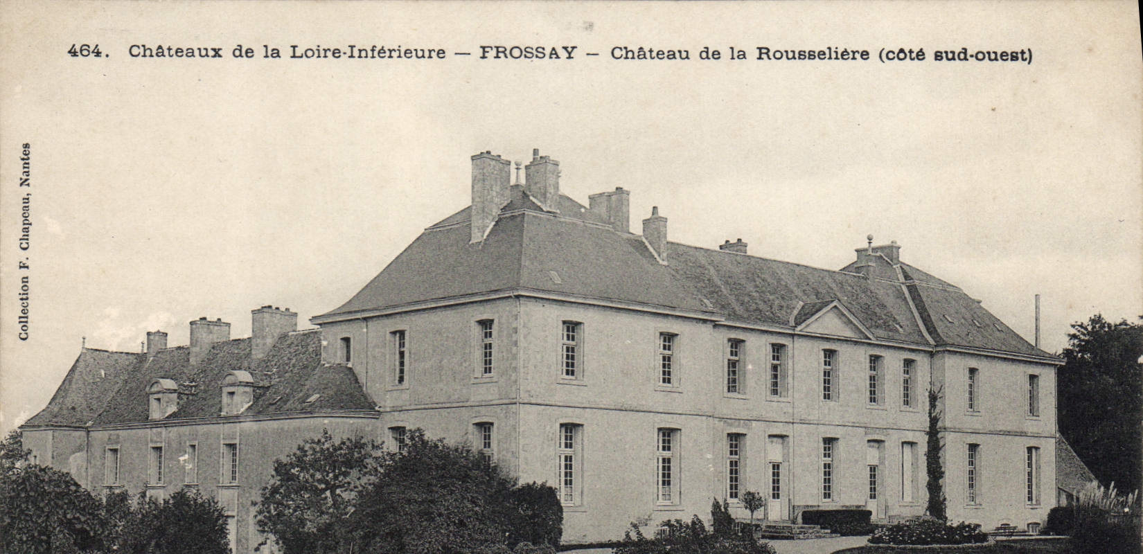 CPA Chateaux de la Loire Inferieure Frossay Chateau de la Rousseliere Cote sud Ouest