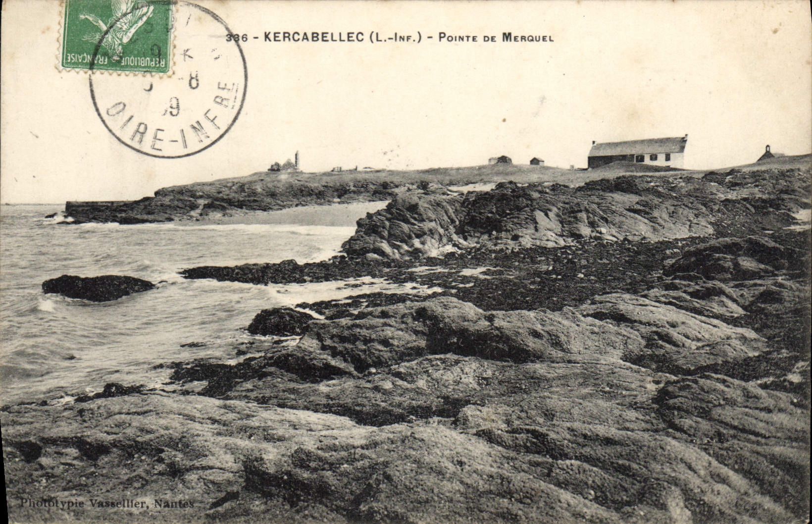 CPA Kercabellec L Inf Pointe de Merquel