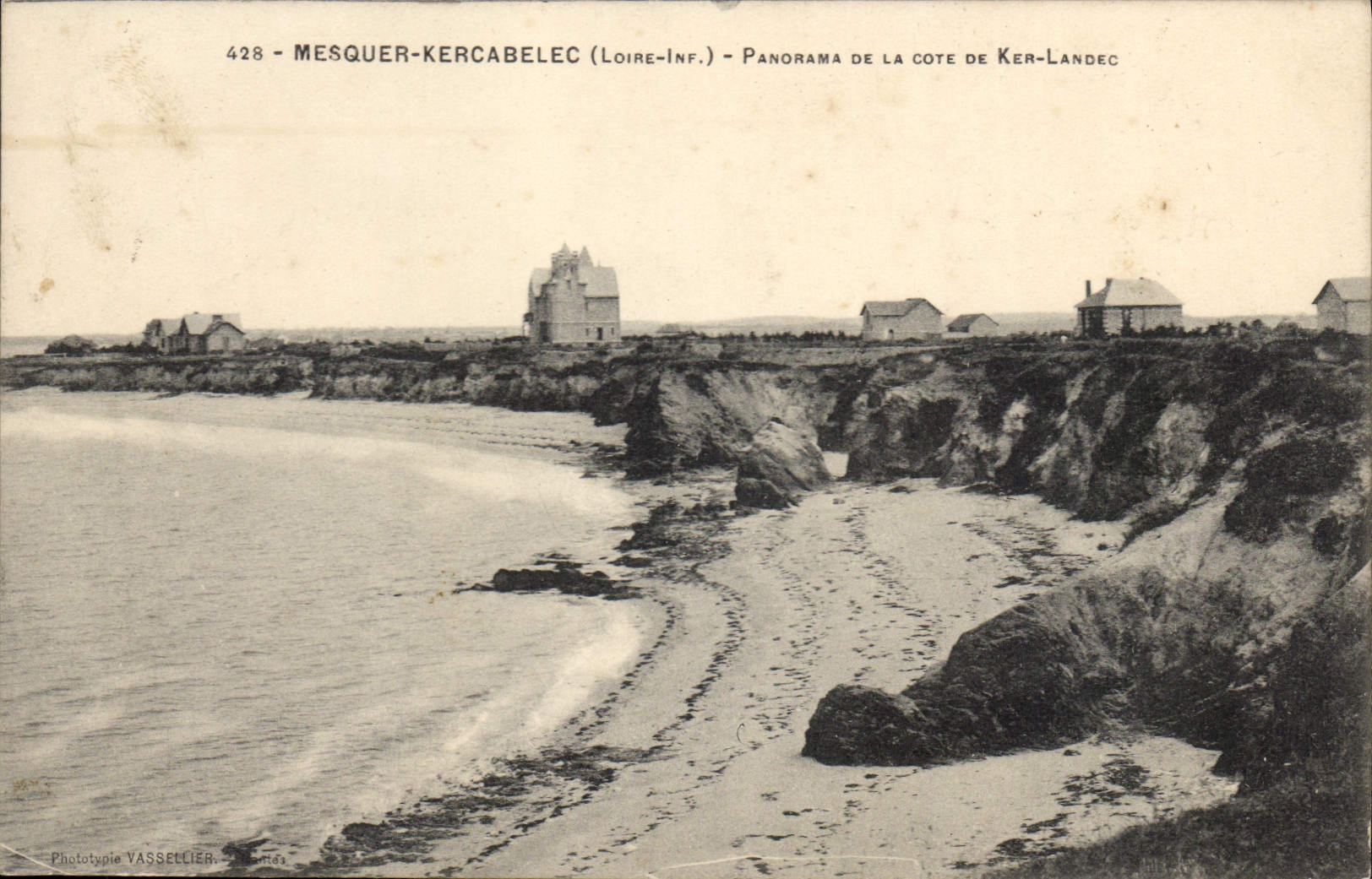 CPA Mesquer Kercabelec Loire Inf Panorama de la Cote de Ker Landec 