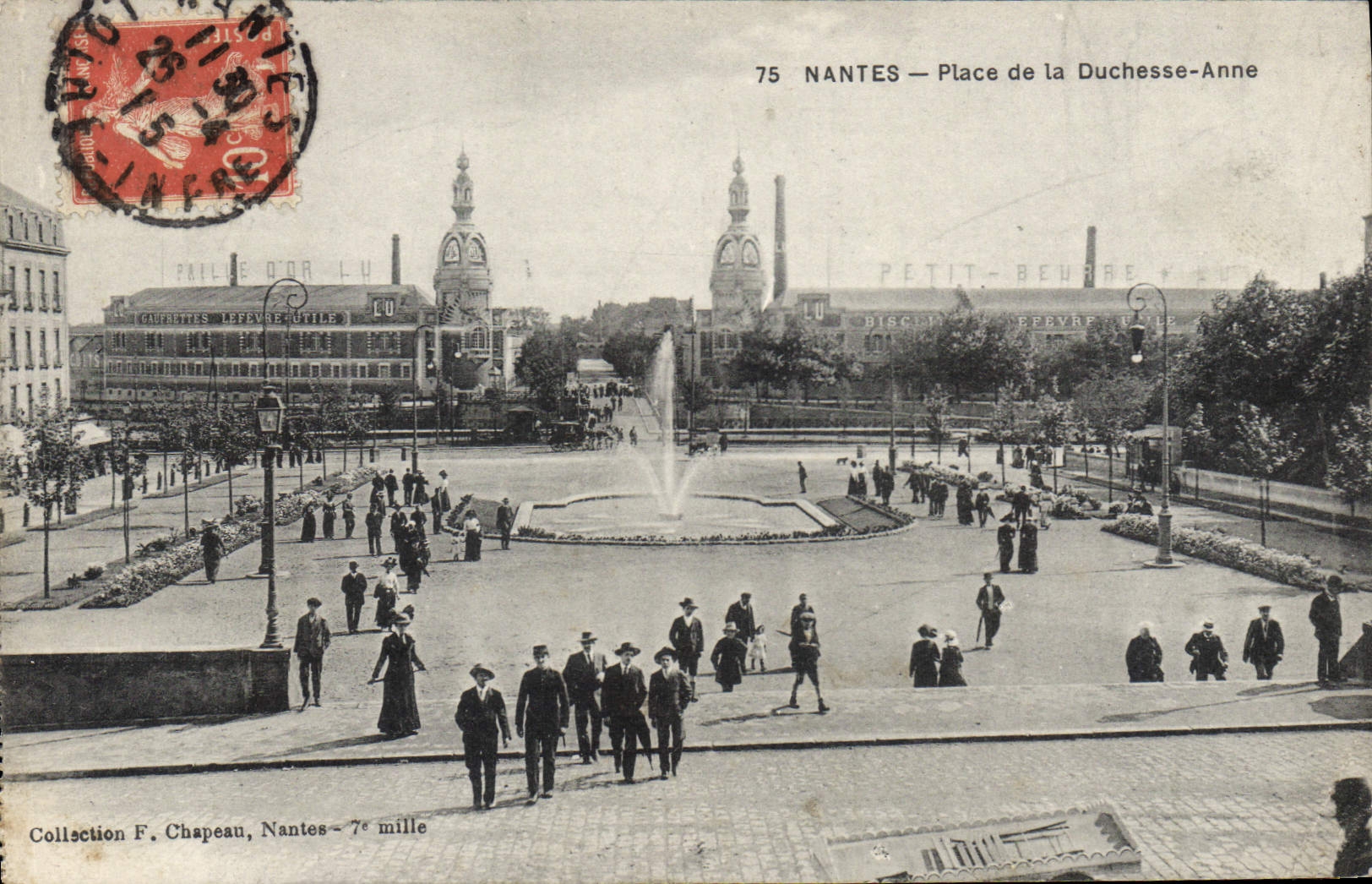 CPA Nantes Place de la Duchesse Anne 