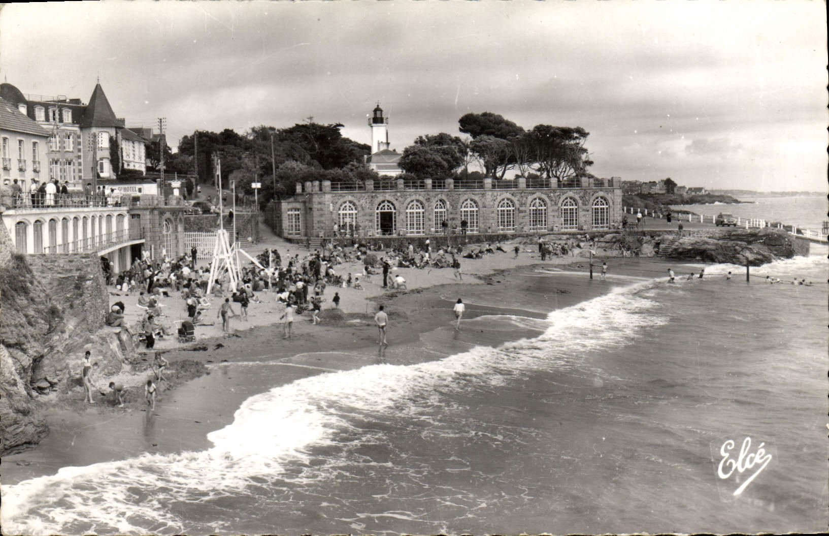 CPA Pornic Loire Atlantique La Plage 