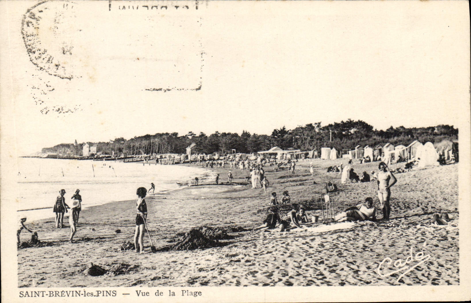 CPA Saint Brevin les Pins Vue de la Plage