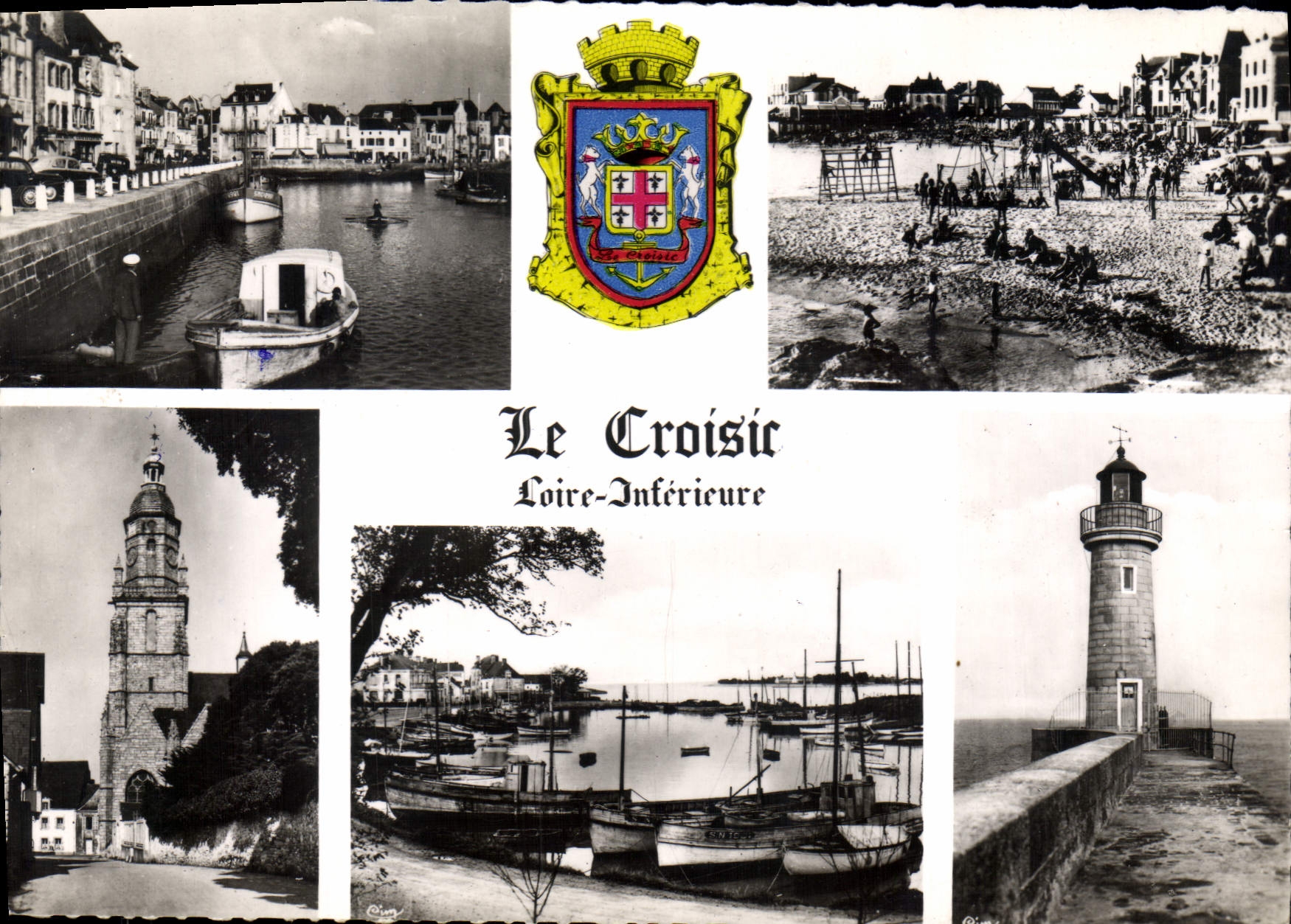 CPSM Le Croisic Loire Inferieure multivues