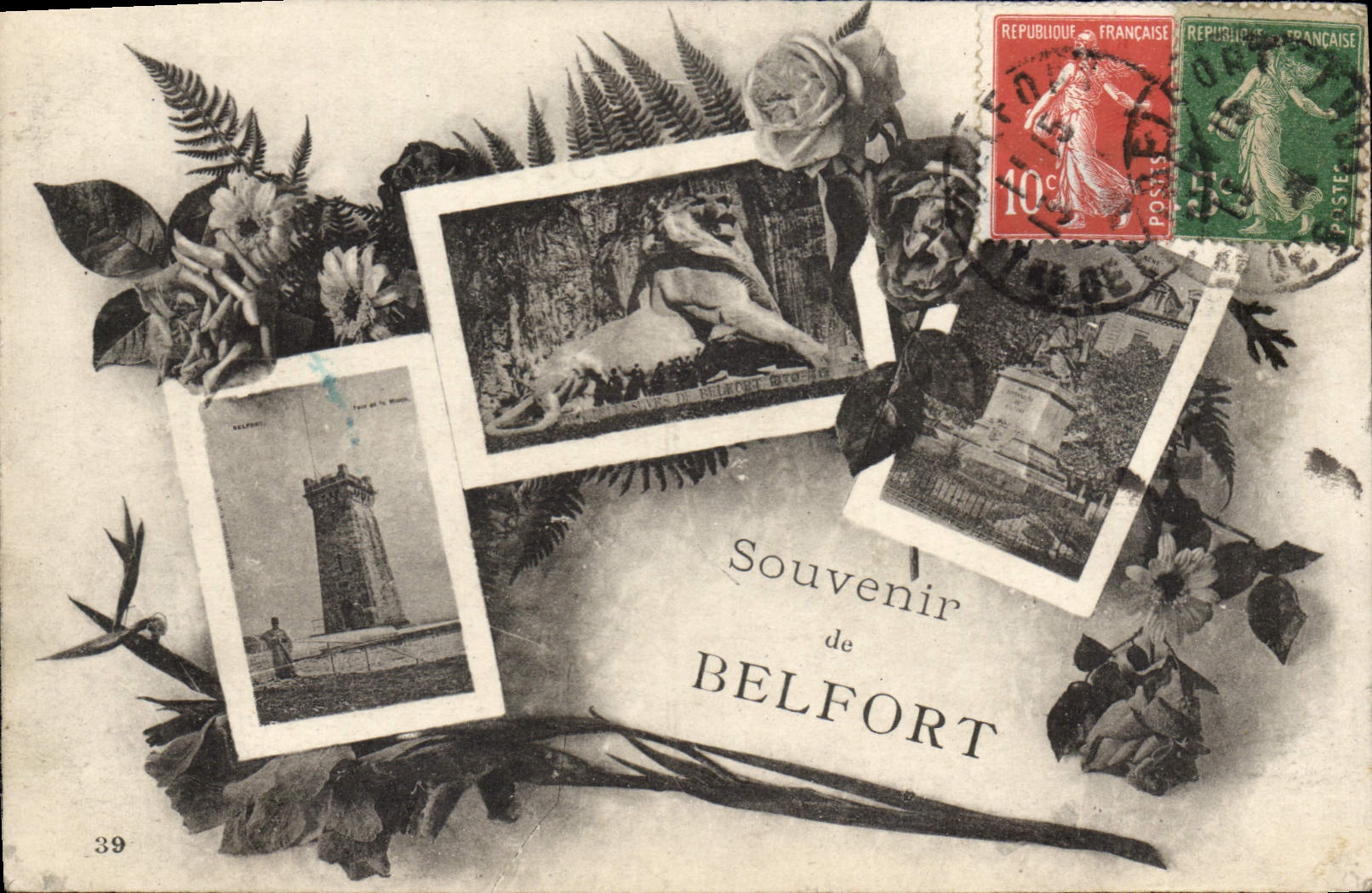 CPA Souvenir de Belfort 