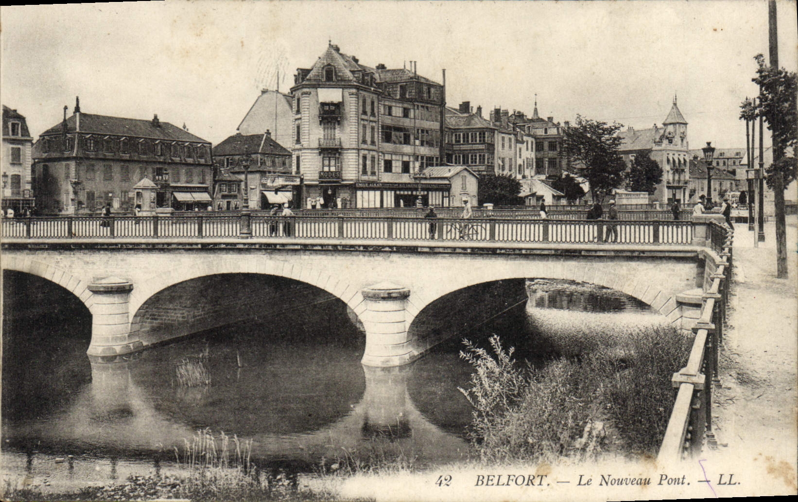 CPA Belfort le Nouveau pont 