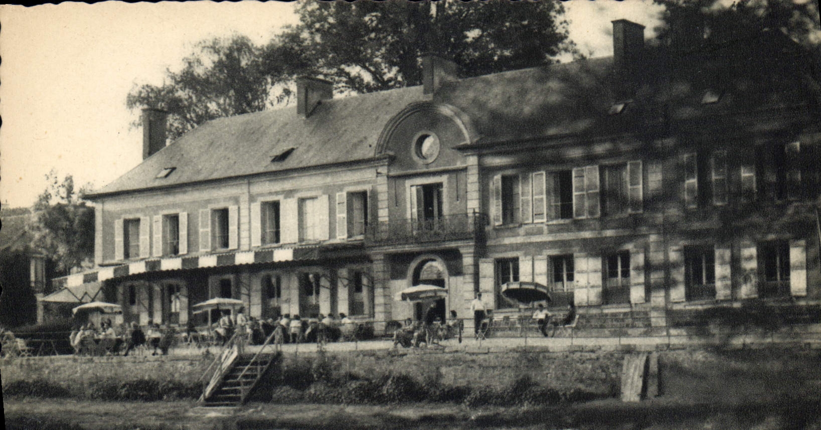 CPA Mary sur Marne hotel chateau Marysien
