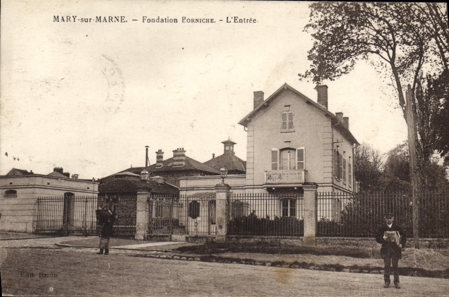 CPA Mary sur Marne fondation Borniche l'entree