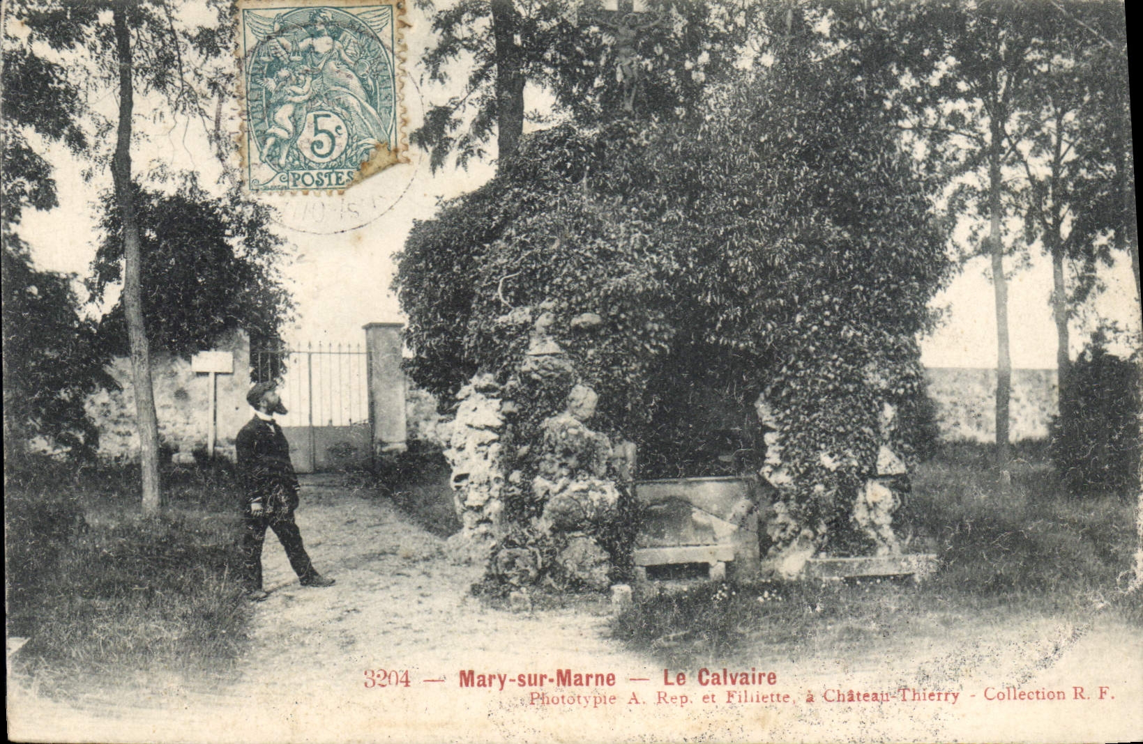CPA Mary sur Marne le Calvaire 