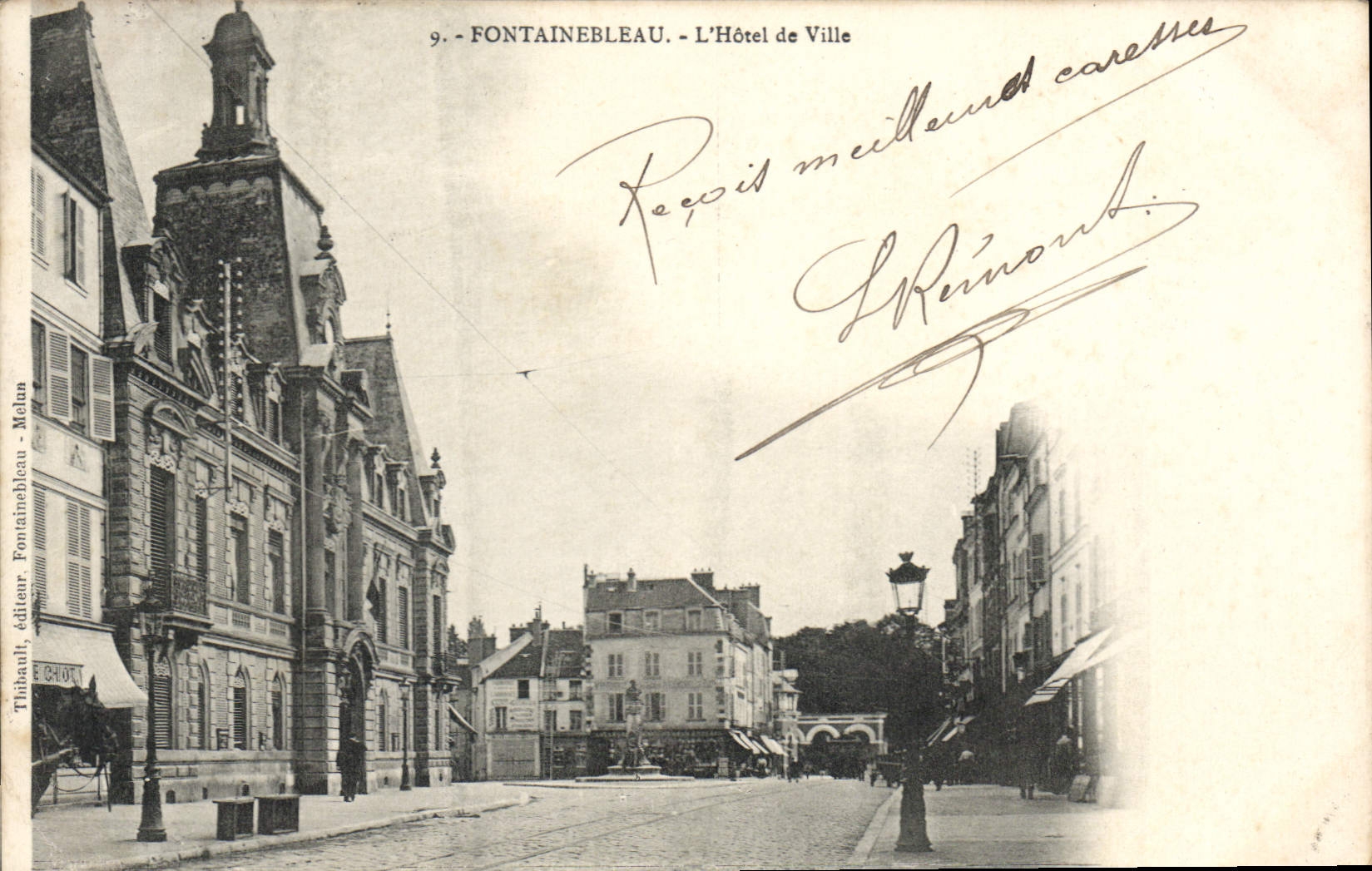 CPA Fontainebleau l'hotel de Ville 