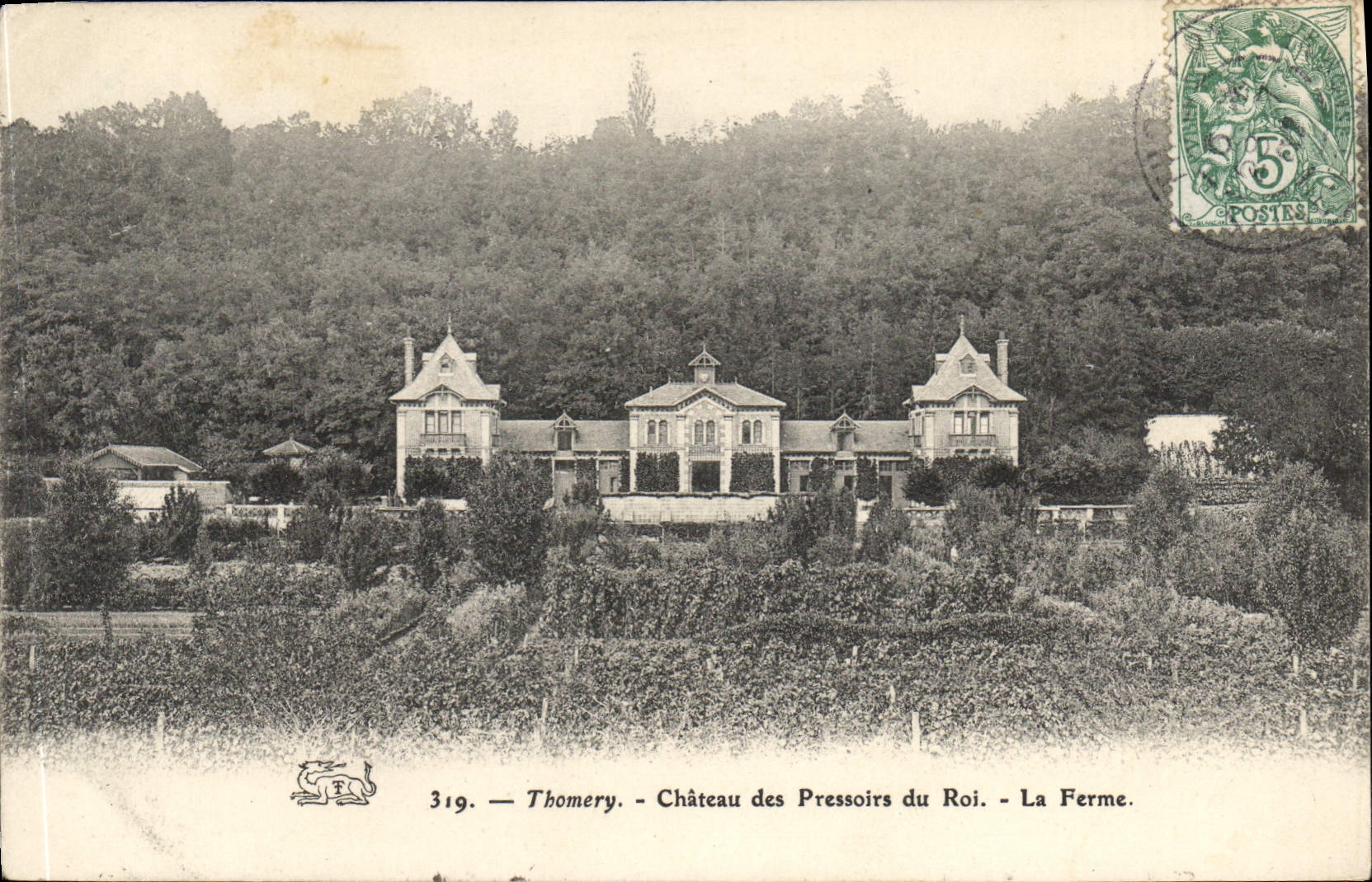 CPA Thomery chateau des Pressoirs du Roi la Ferme 