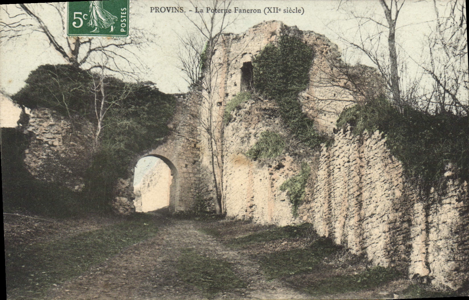 CPA Provins la Poterne Faneron XII siecle 