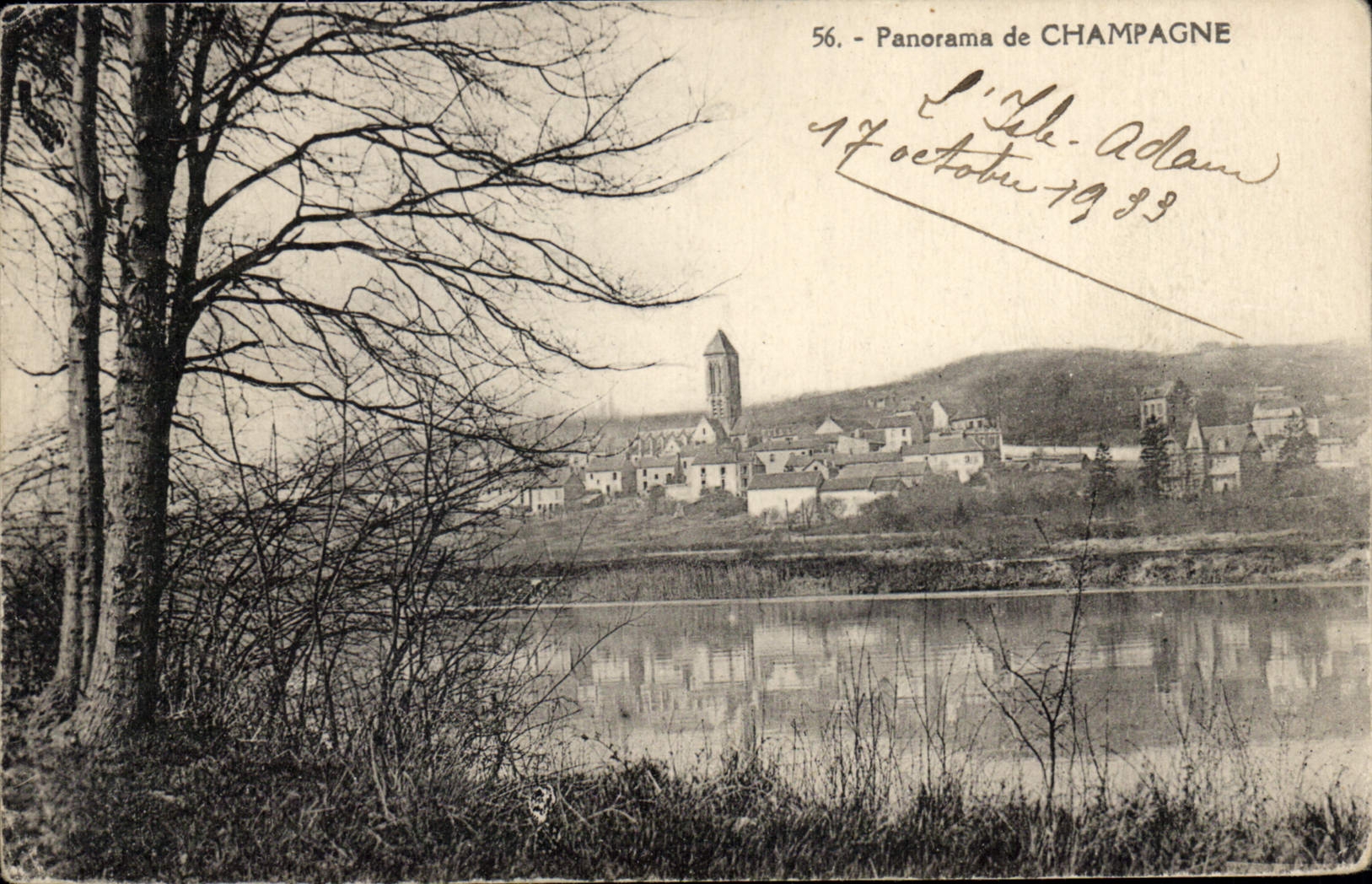 CPA Panorama de Champagne 