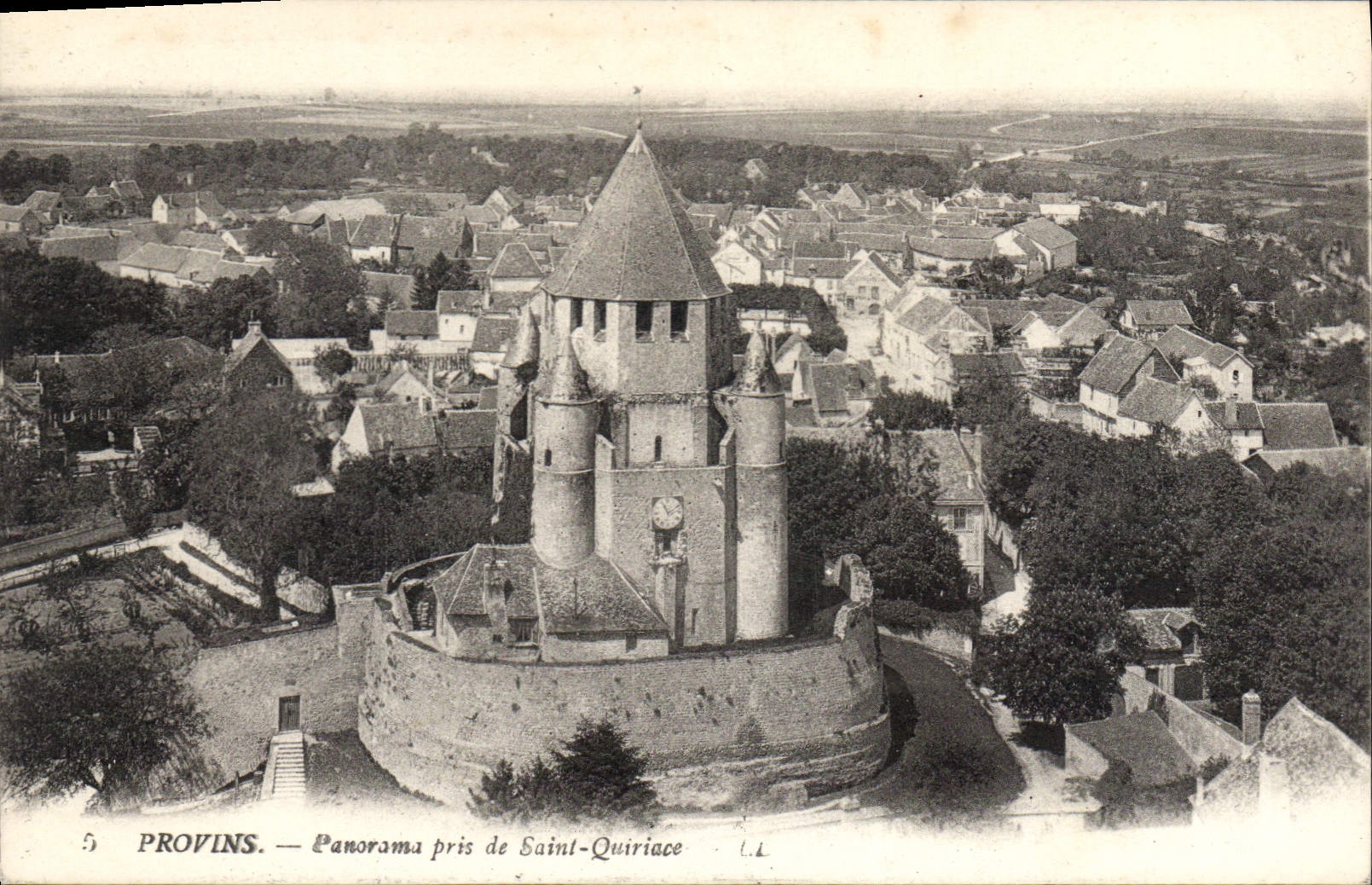 CPA Provins Panorama pris de Saint Quiriace