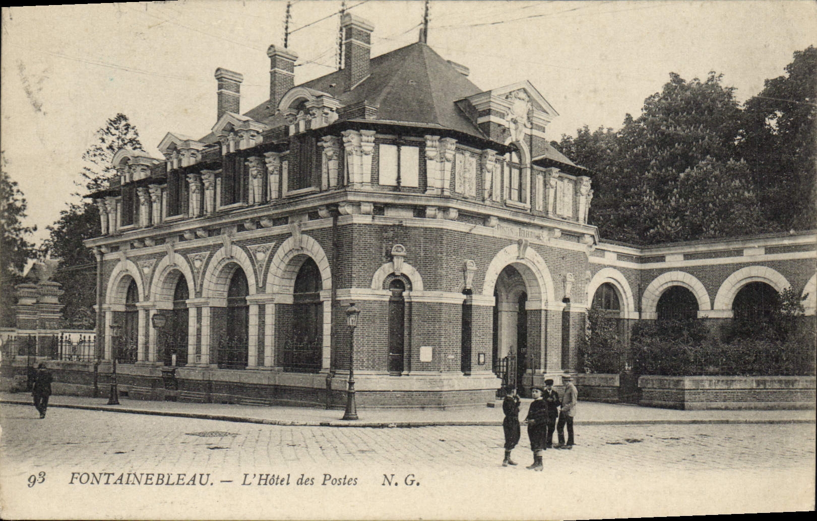 CPA Fontainebleau L'Hotel des Postes 