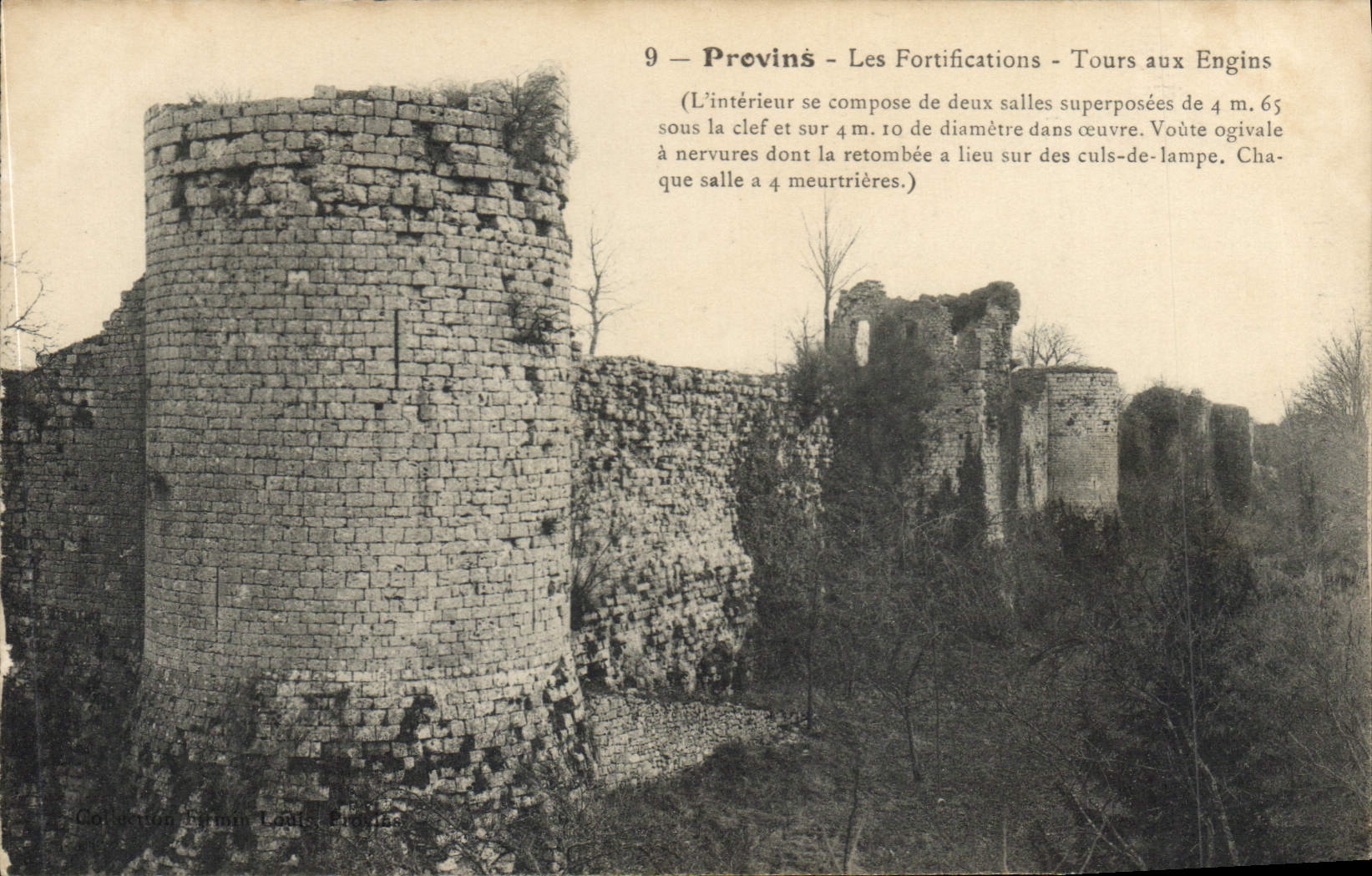 CPA Provins Les Fortifications Tour aux Engins 