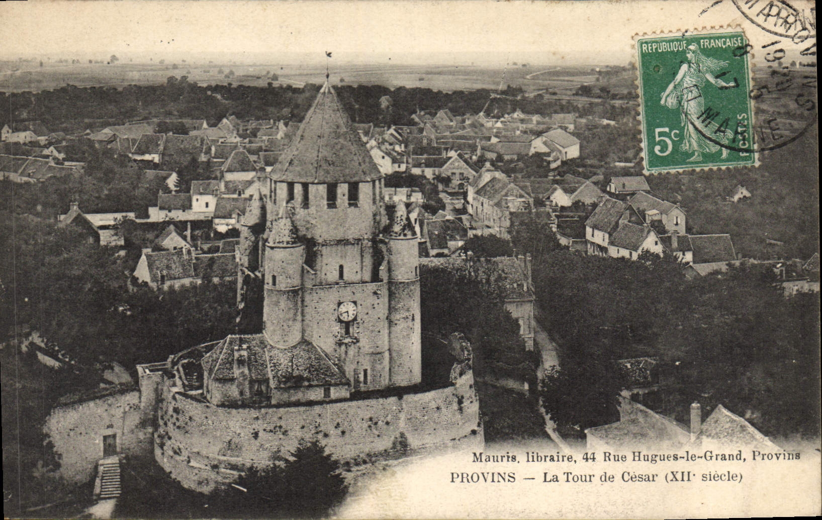 CPA Provins la tour de Cesar XII siecle 