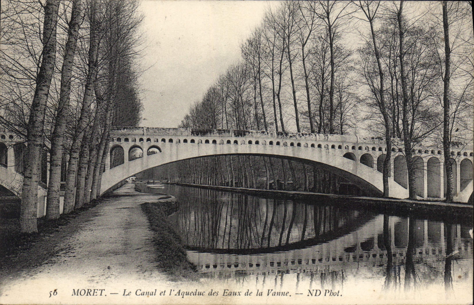 CPA moret Le Canal et l'Aqueduc des Eaux de la Vanne