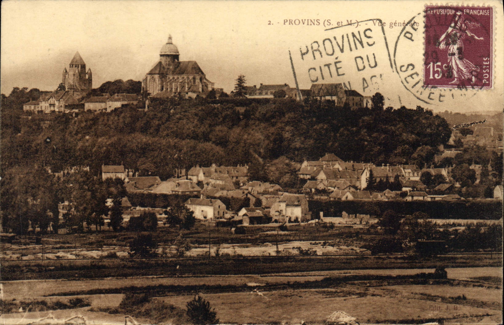 CPA Provins S et M Vue generale 