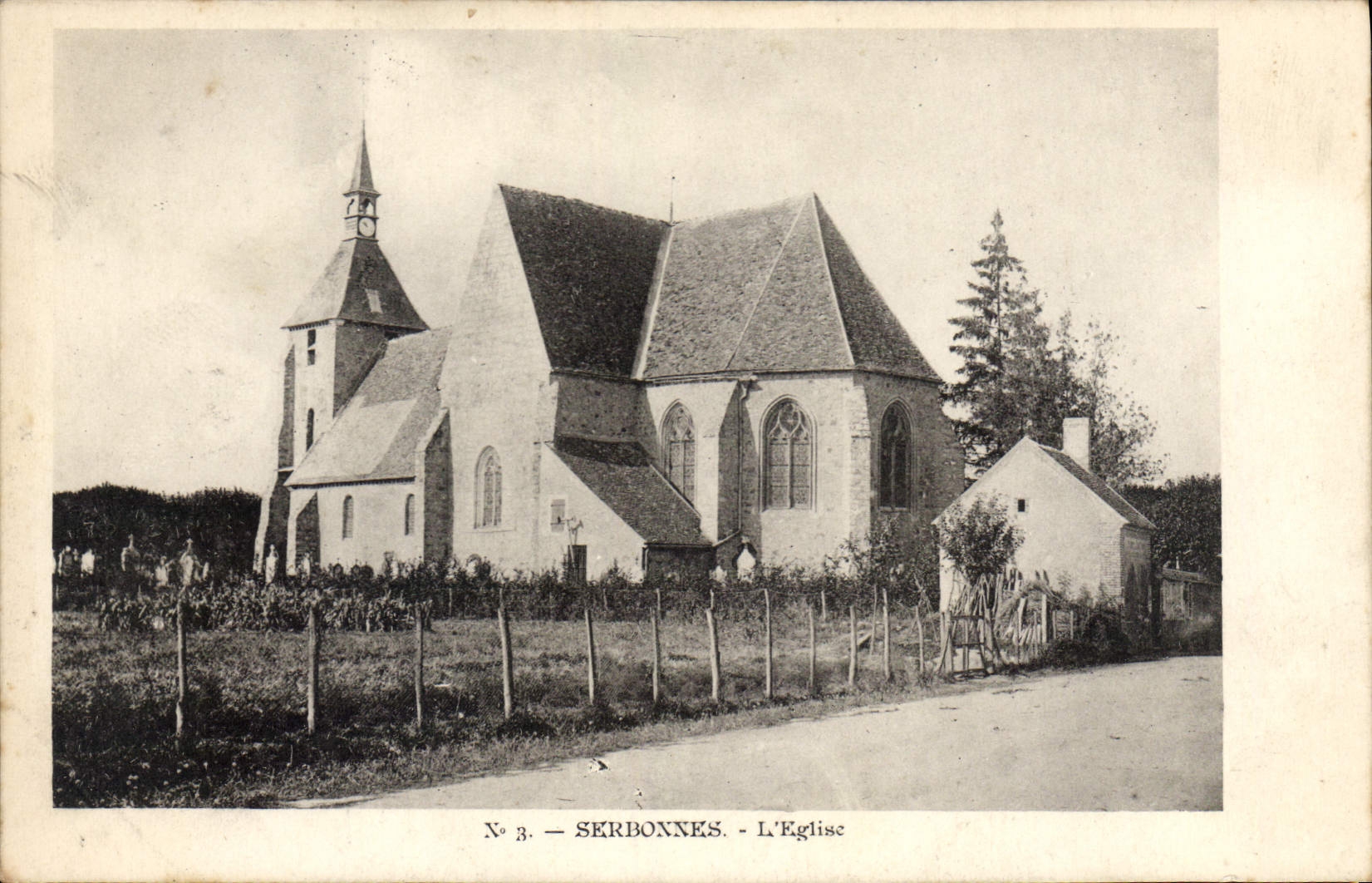 CPA Serbonnes l'Eglise 