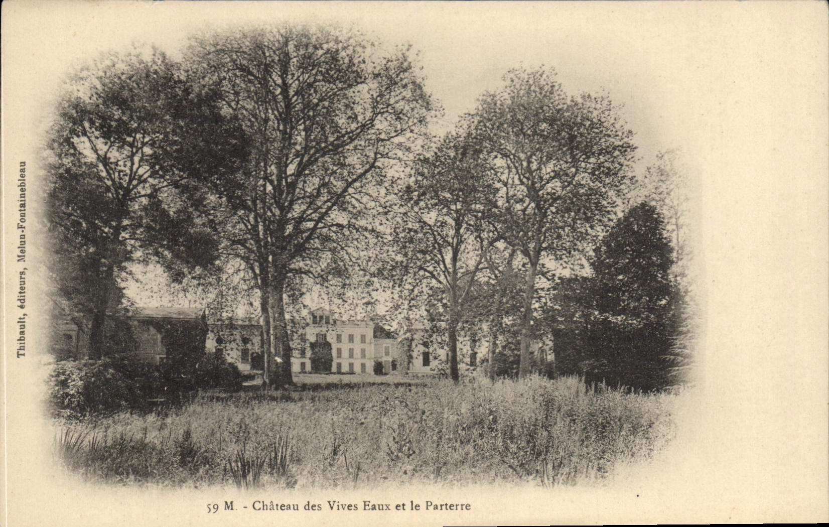 CPA M Chateau des Vives Eaux et le Parterre 