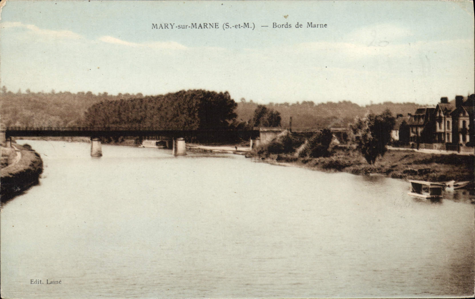 CPA Mary sur Marne S et M Bords de Marne 