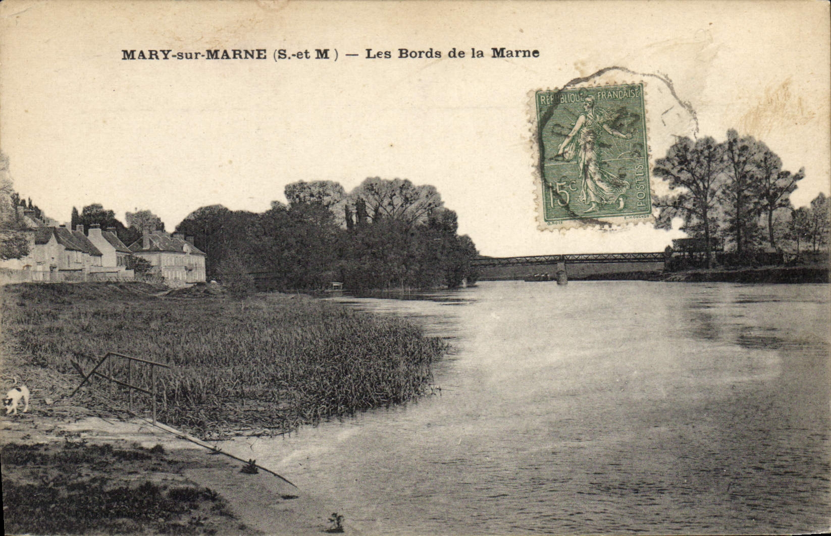CPA Mary sur Marne S et M Les Bords de Marne 