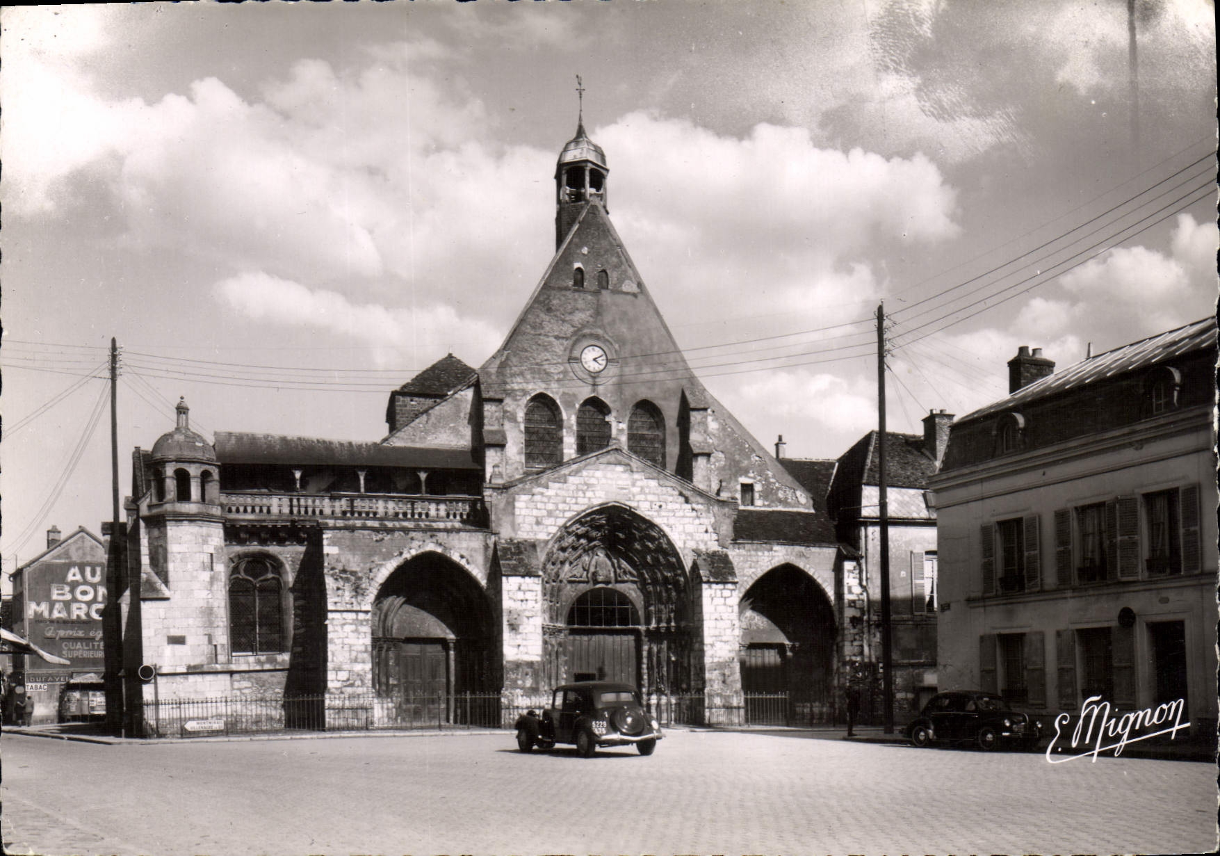 CPSM Provins (S et M) L'Eglise Saint Ayoul