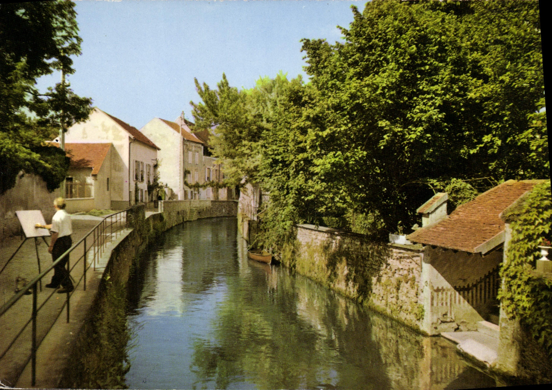 CPSM Crecy le Chapelle (S et M) La quai des Tannerie